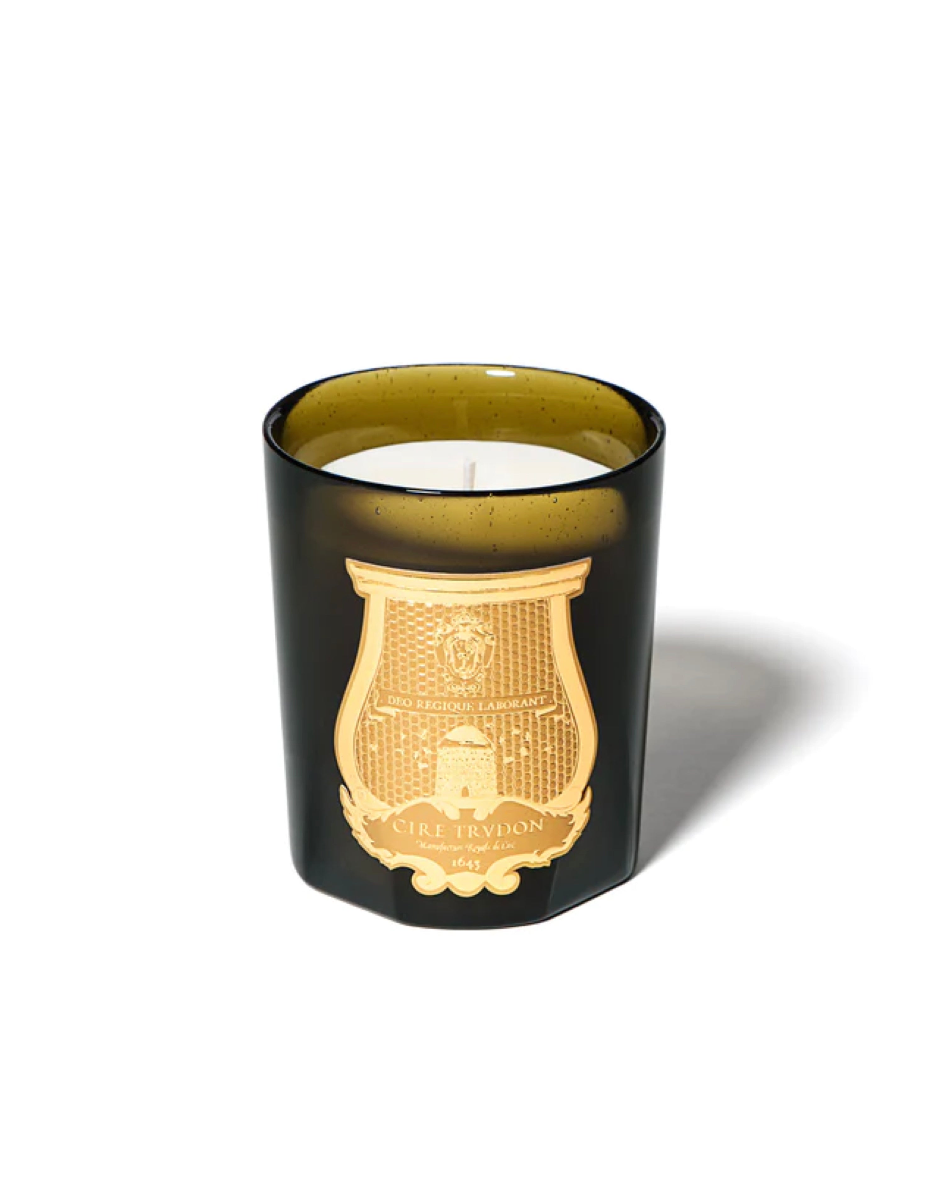 MADELINE: FLORAL LEATHER CANDLE