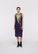 Load image into Gallery viewer, COLORBLOCK SEQUIN DRESS