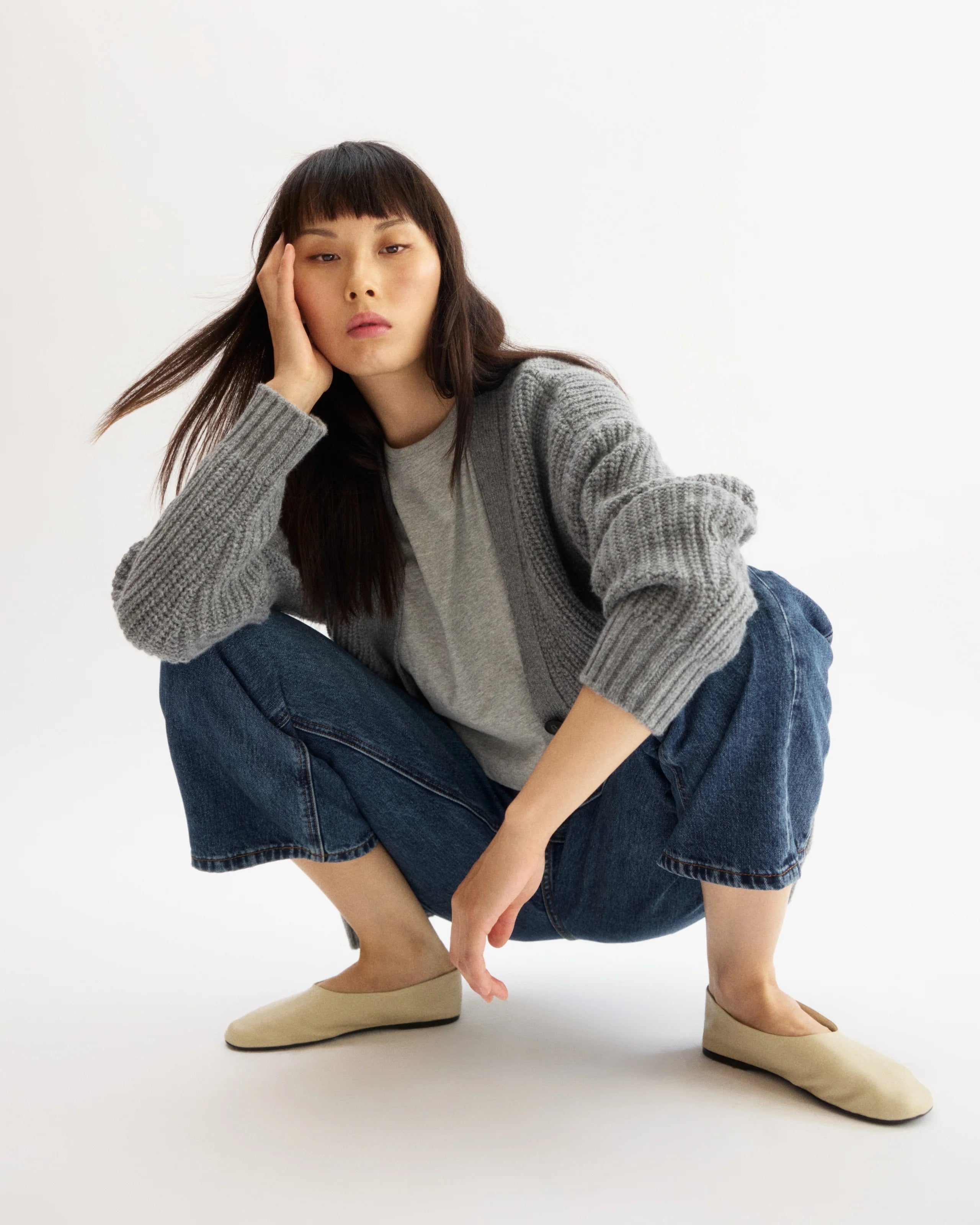 WILLOW SHORT SLEEVE TEE HEATHER GREY