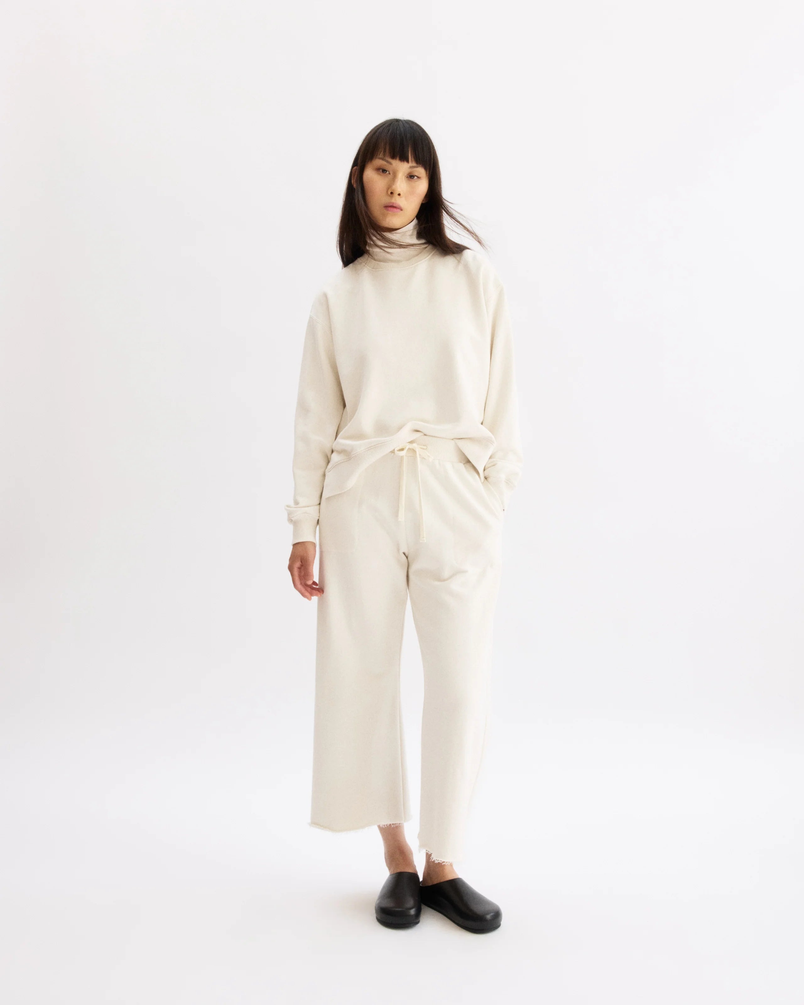 DELANCEY CREWNECK SWEATSHIRT IN CHALK