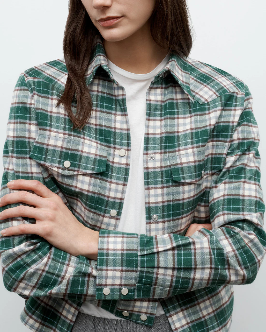 NEW CARTER SHIRT GREEN PLAID