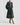 JACQUARD MIDI DRESS BLUE PEACOCK