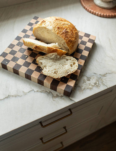 The Checkered Butcher Block: Cherry & Maple