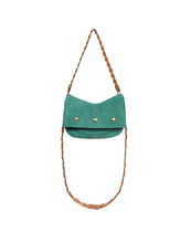 Load image into Gallery viewer, JERRY MESSENGER BAG CROCO EMERALD MINI