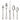 DOLCE VITA 20-PIECE FLATWARE SET