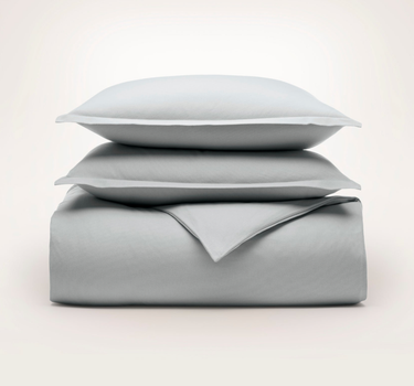 Flannel Duvet Set: King/Cal King / White