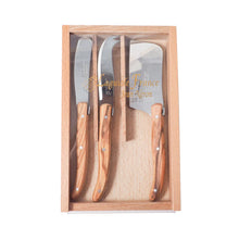 Load image into Gallery viewer, LAGUIOLE OLIVEWOOD MINI CHEESE SET