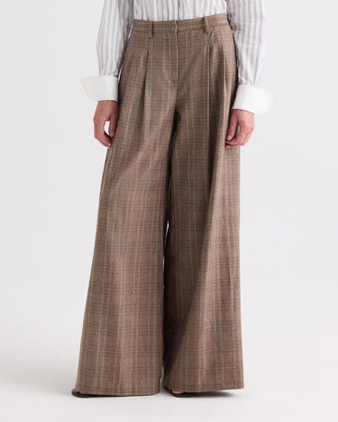 AVERY PANTS BROWN MULTI