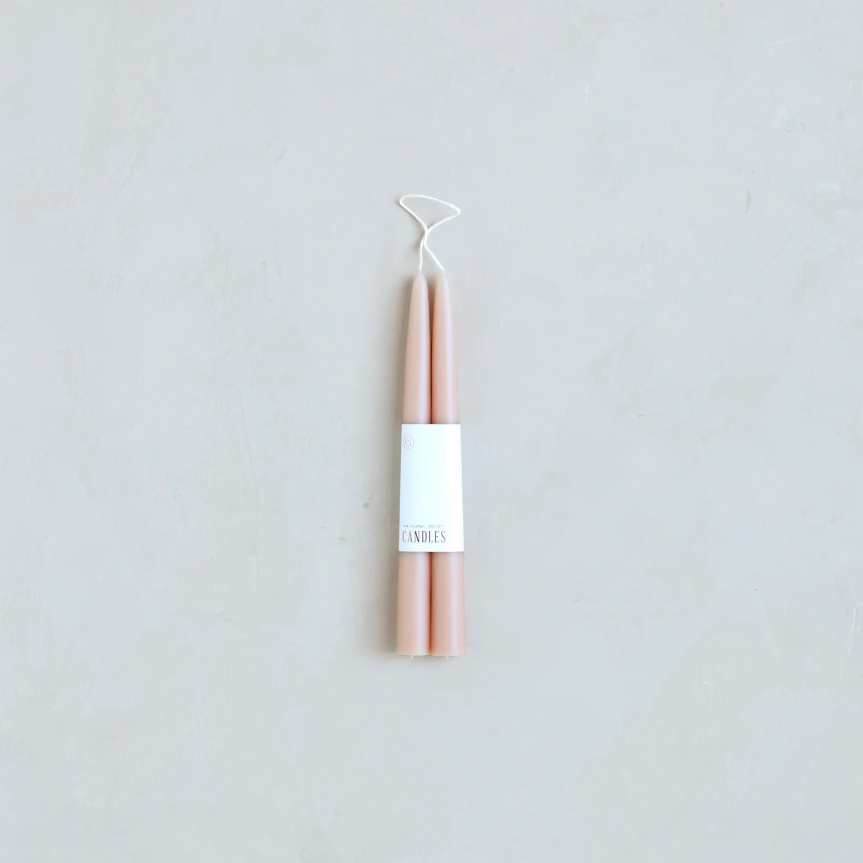 DIPPED TAPER CANDLE 9" PETAL