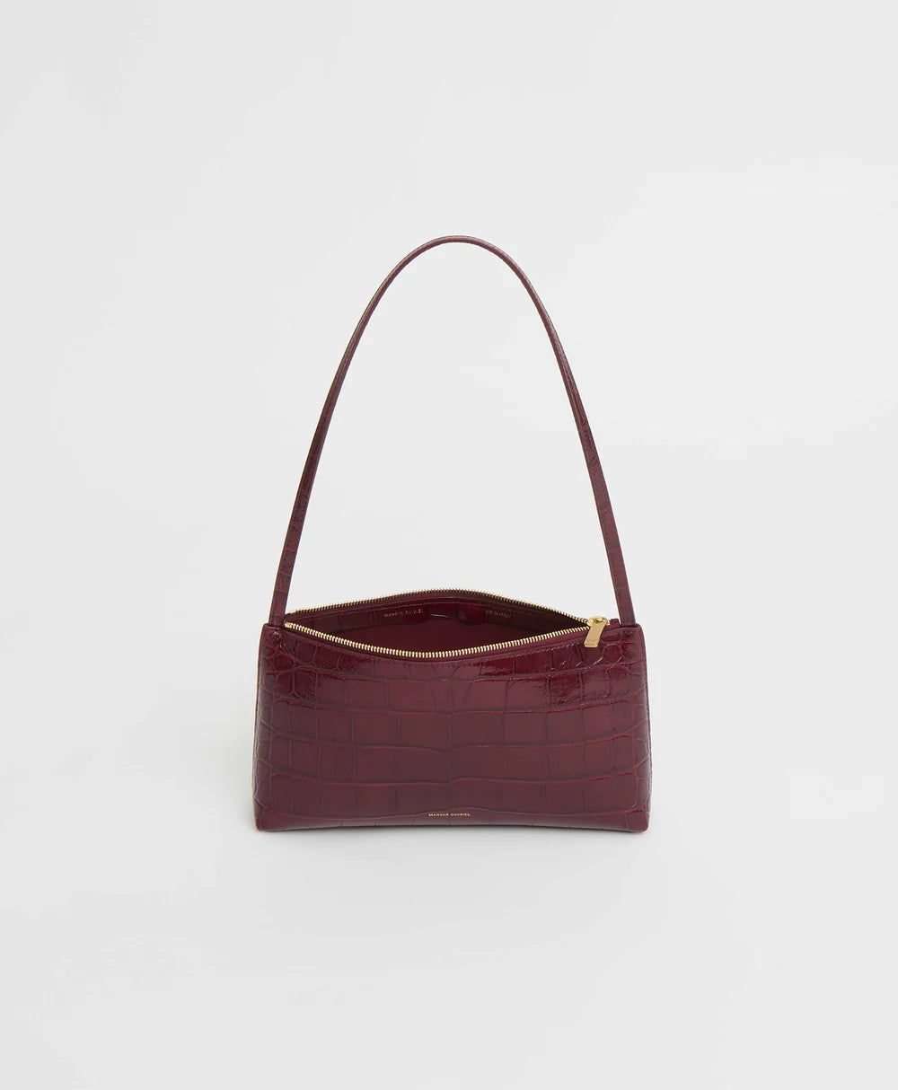 GAIA SHOULDER BAG OXBLOOD