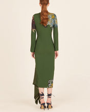 Load image into Gallery viewer, ANANYA DRESS GREEN FLORAL PRINT