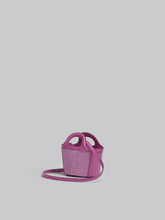 Load image into Gallery viewer, TROPICALIA MICRO BAG LILAC LEATHER AND RAFFIA