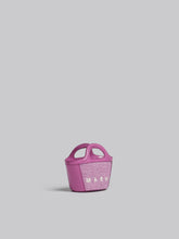 Load image into Gallery viewer, TROPICALIA MICRO BAG LILAC LEATHER AND RAFFIA