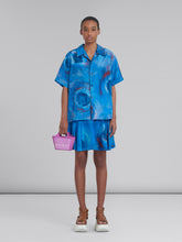Load image into Gallery viewer, TROPICALIA MICRO BAG LILAC LEATHER AND RAFFIA
