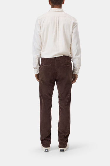 CLIFTON TRUE SLIM CORDUROY PANTS ESPRESSO BROWN