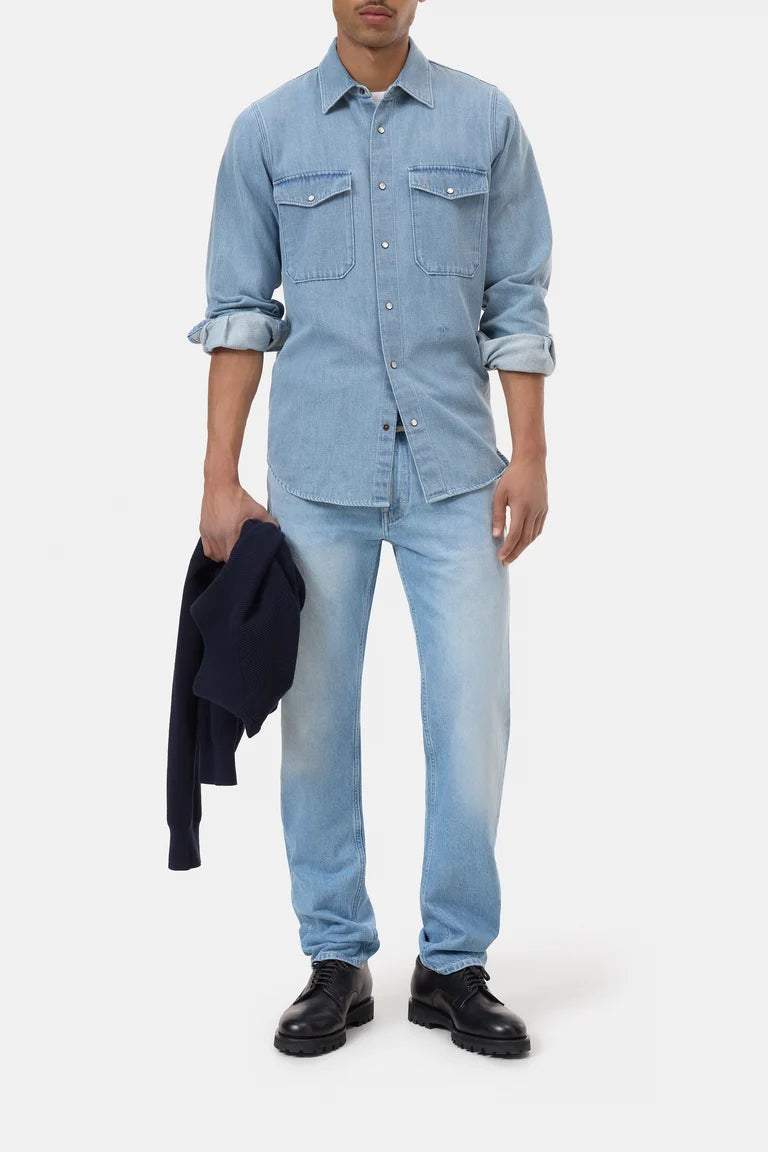 ARMY SHIRT LIGHT BLUE