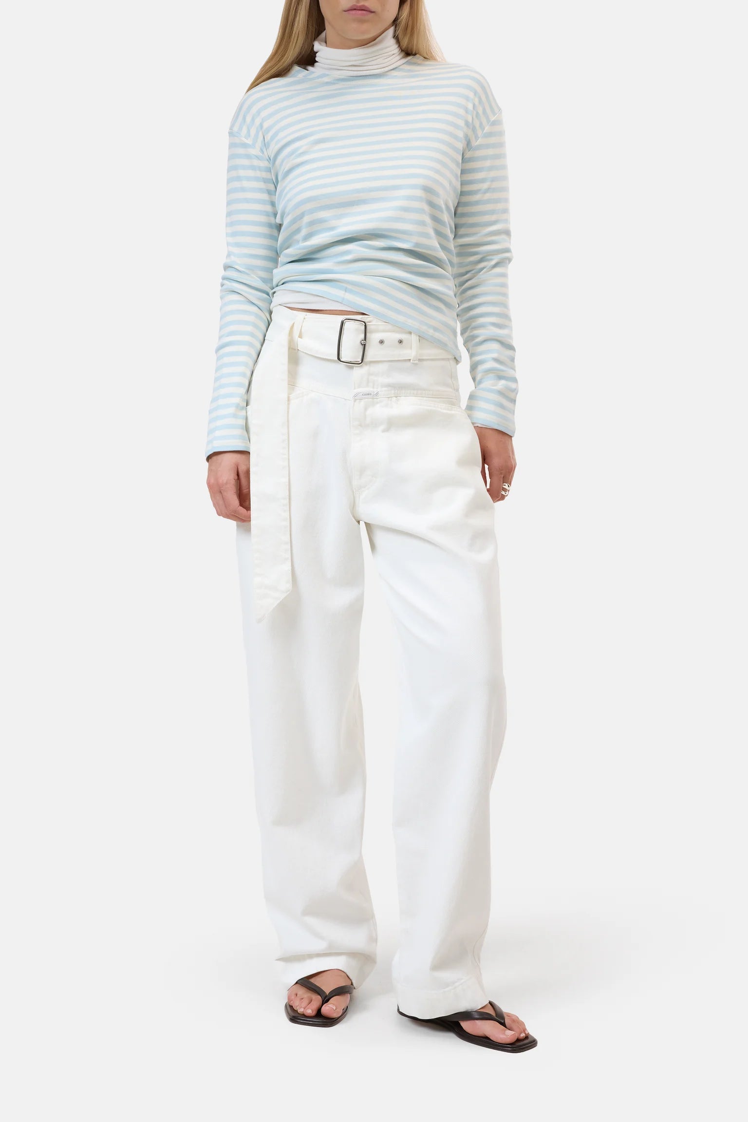 BASIC LONG SLEEVE TEE NORDIC BLUE