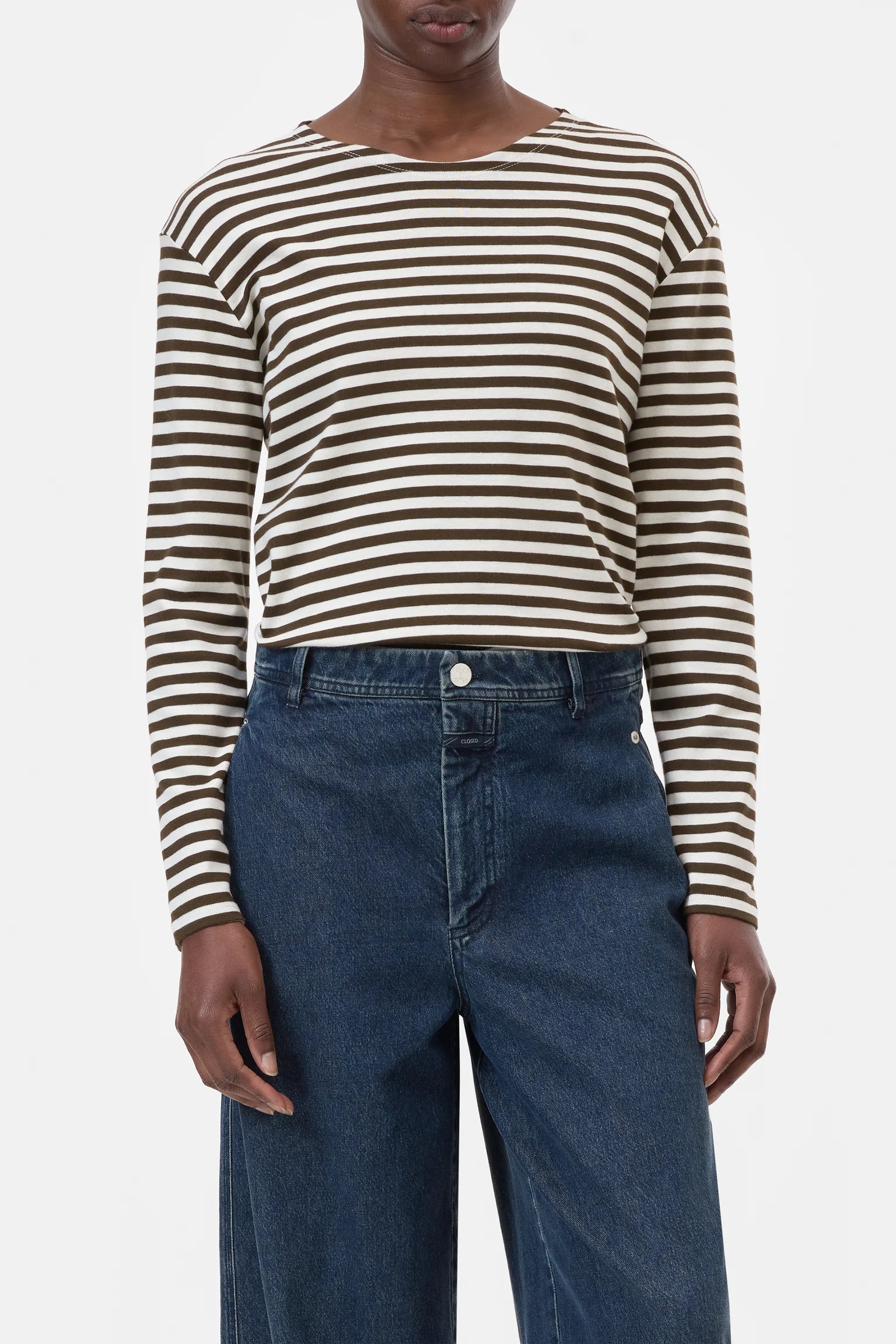 BASIC LONG SLEEVE TEE MARSH GREEN