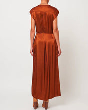 Load image into Gallery viewer, VIOLET MAXI DRESS IN COGNAC