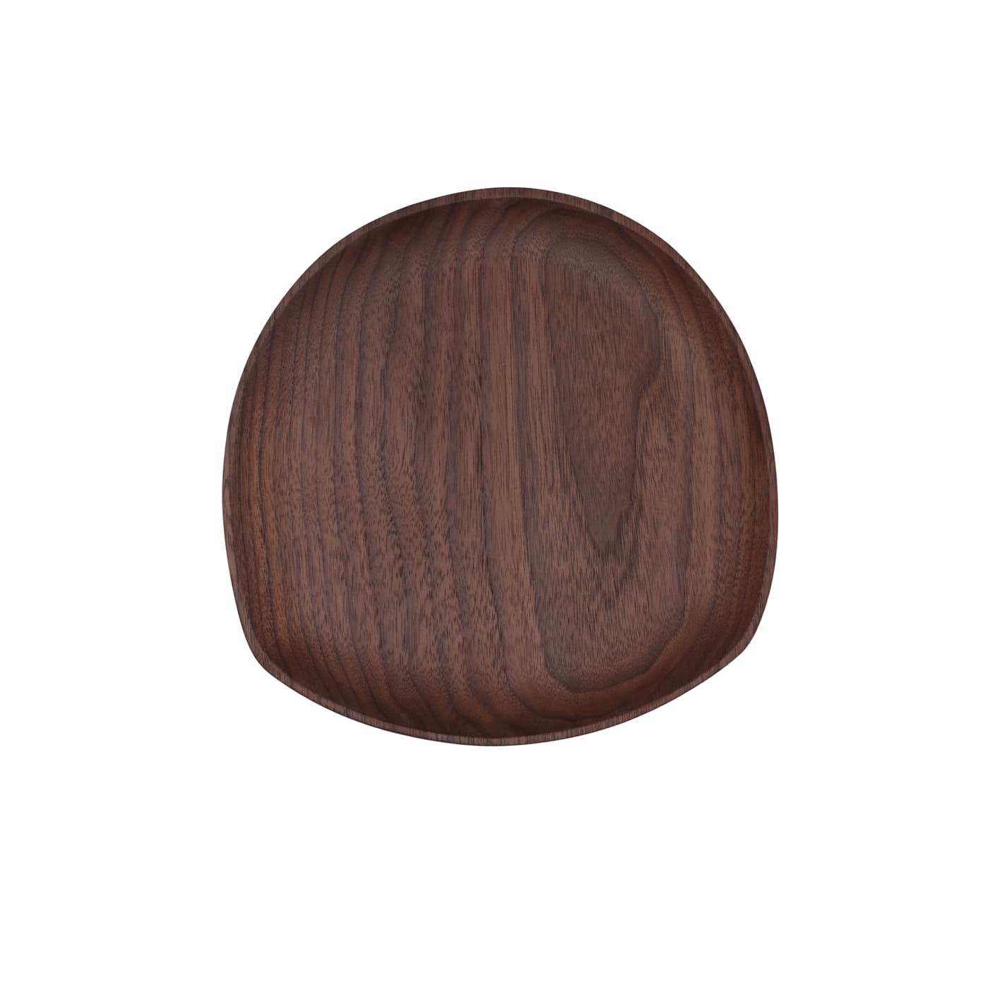 MEDIUM WALNUT PEBBLE TRAY