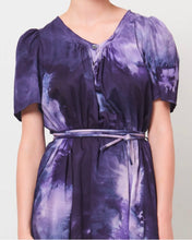 Load image into Gallery viewer, FLUTTER MAXI DRESS COSMIC EGGPLANT