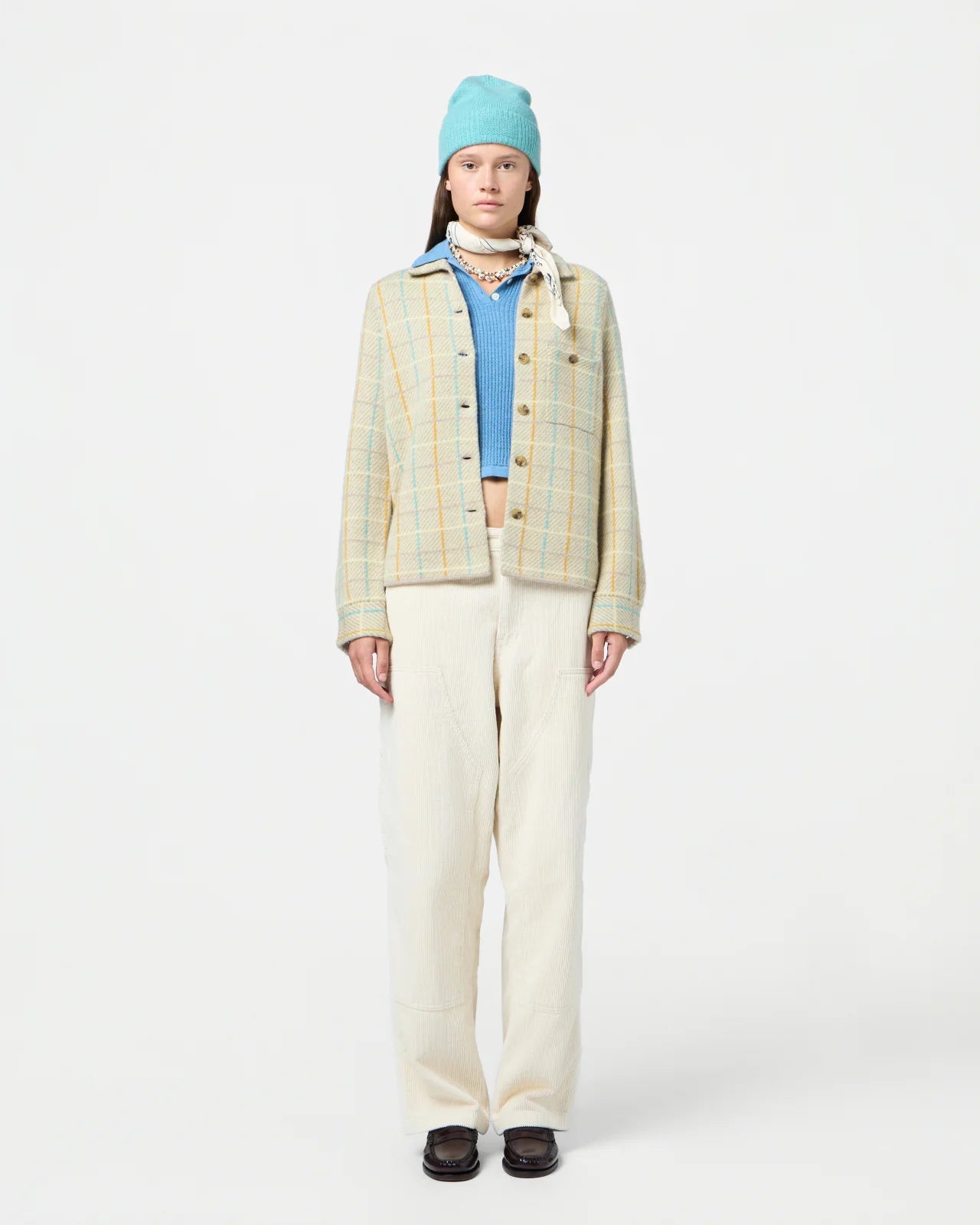 DYLAN PLAID SHIRT TAUPE COMBO