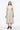PUFF SHORT SLEEVE SIDE-TIE COTTON POPLIN FLARE DRESS STONE
