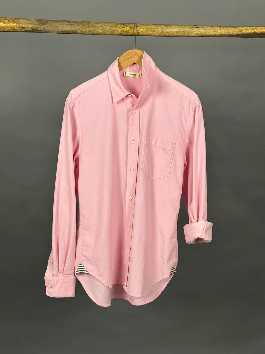 FEATHER CORD CLASSIC SHIRT SHELL PINK
