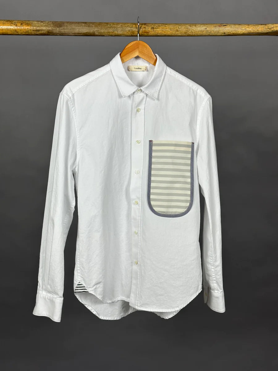 U POCKET SHIRT SALT WHITE