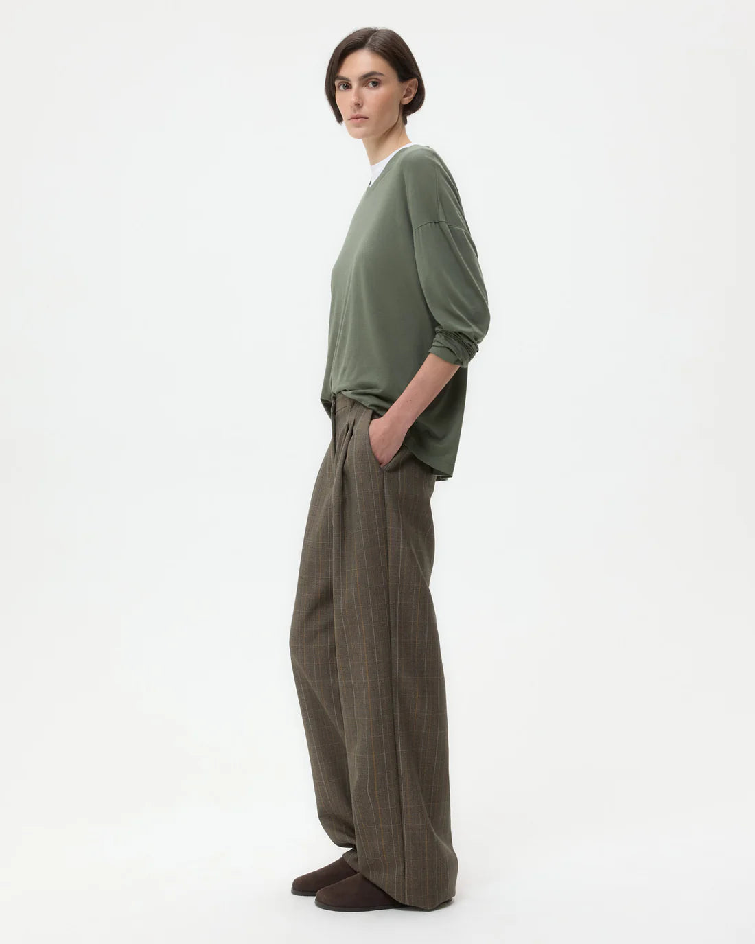 SULLI PANTS MEDIUM HEATHER GREY