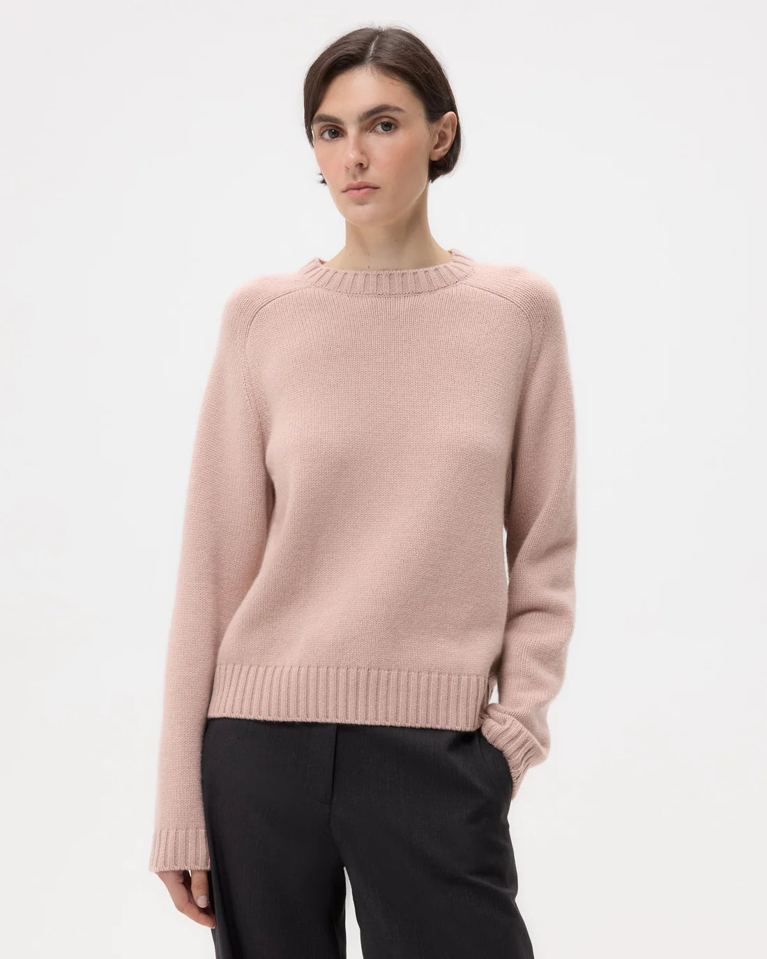 NEW JILL CREWNECK BLUSH