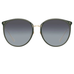KINGS FOREST GREEN/ LIGHT GOLD/ GREY GRAD