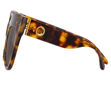 Load image into Gallery viewer, DUNAWAY T-SHELL/ YELLOW GOLD/ BROWN