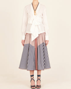 MARIANN SKIRT MULTI COLOR STRIPE