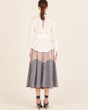 Load image into Gallery viewer, MARIANN SKIRT MULTI COLOR STRIPE