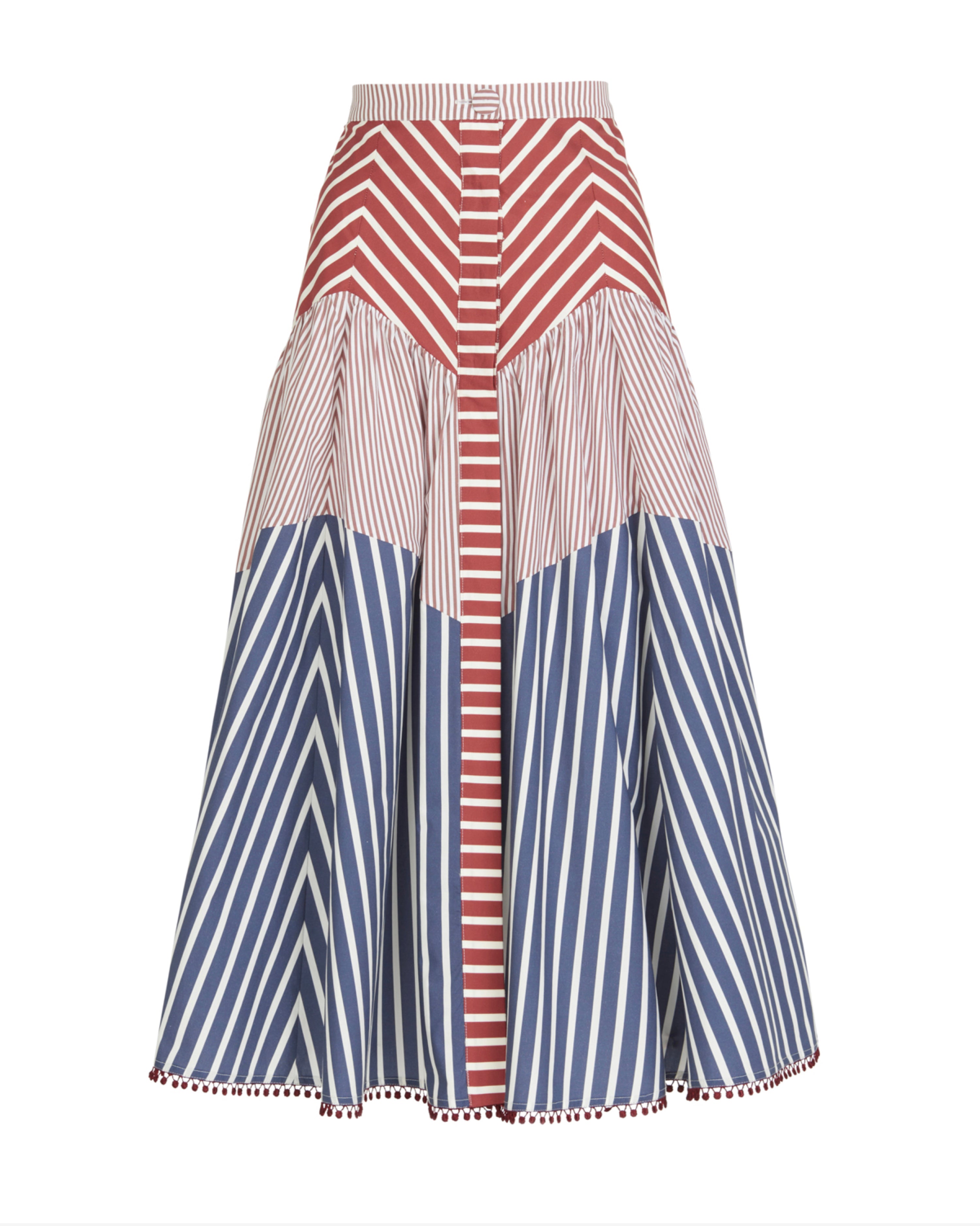 MARIANN SKIRT MULTI COLOR STRIPE