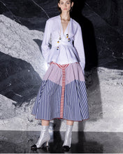 Load image into Gallery viewer, MARIANN SKIRT MULTI COLOR STRIPE