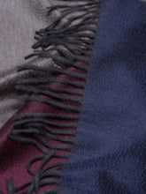 Load image into Gallery viewer, ARRAN OMBRE CASHMERE BLANKET CIMMERIAN