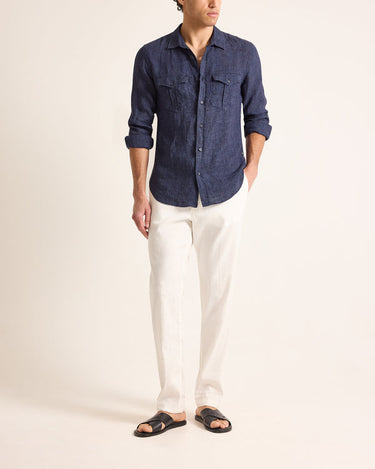 COLBURN LINO SHIRT NIGHT IRIS