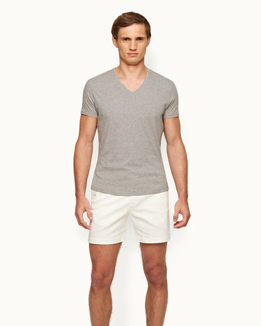 OB-V T-SHIRT MID GREY MELANGE