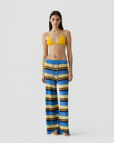 PALAZZO PANT DELFT BLUE COMBO