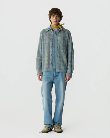 PLAID WORK SHIRT SAIL COMBO