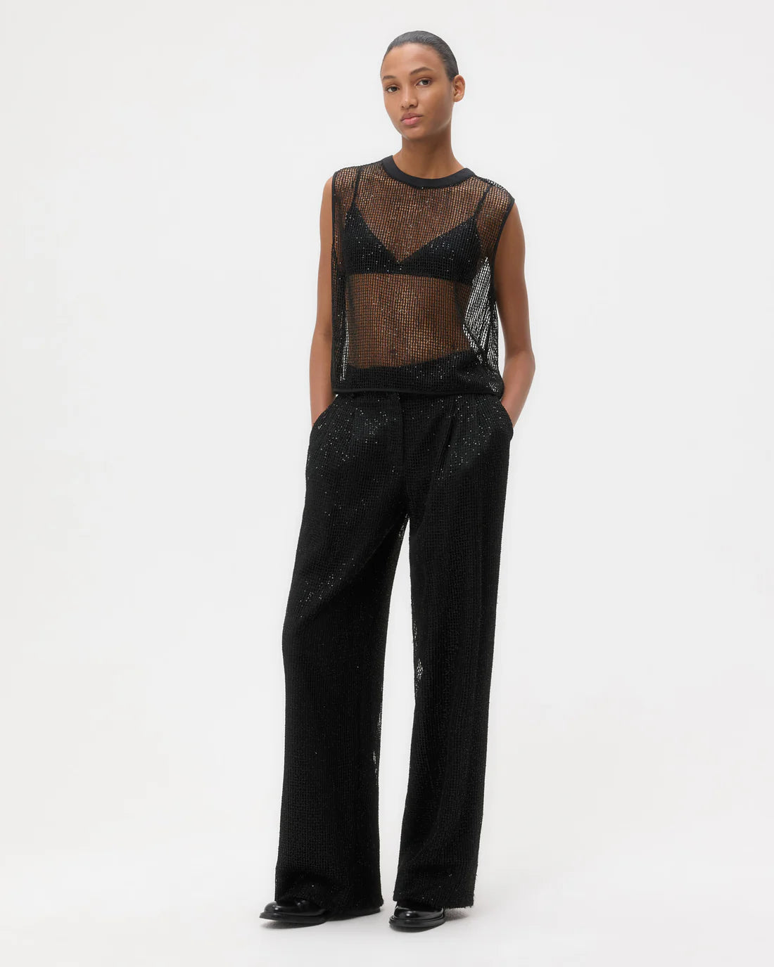 SULLI PANTS MINI SEQUINS