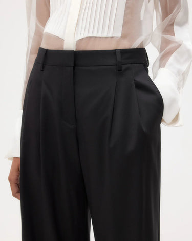 SULLI WITH TUX STRIPE PANTS BLACK
