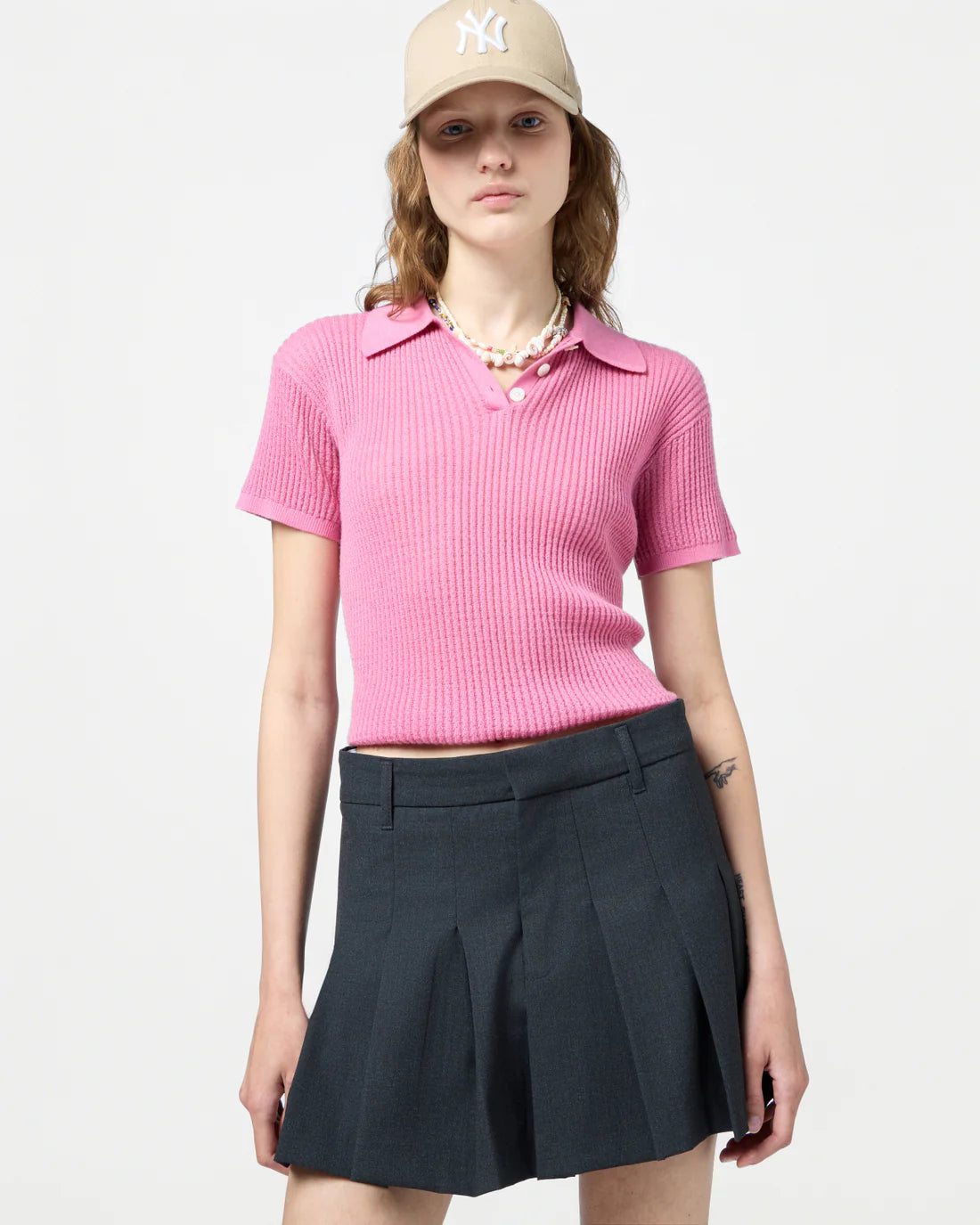 SHRUNKEN POLO ROSE