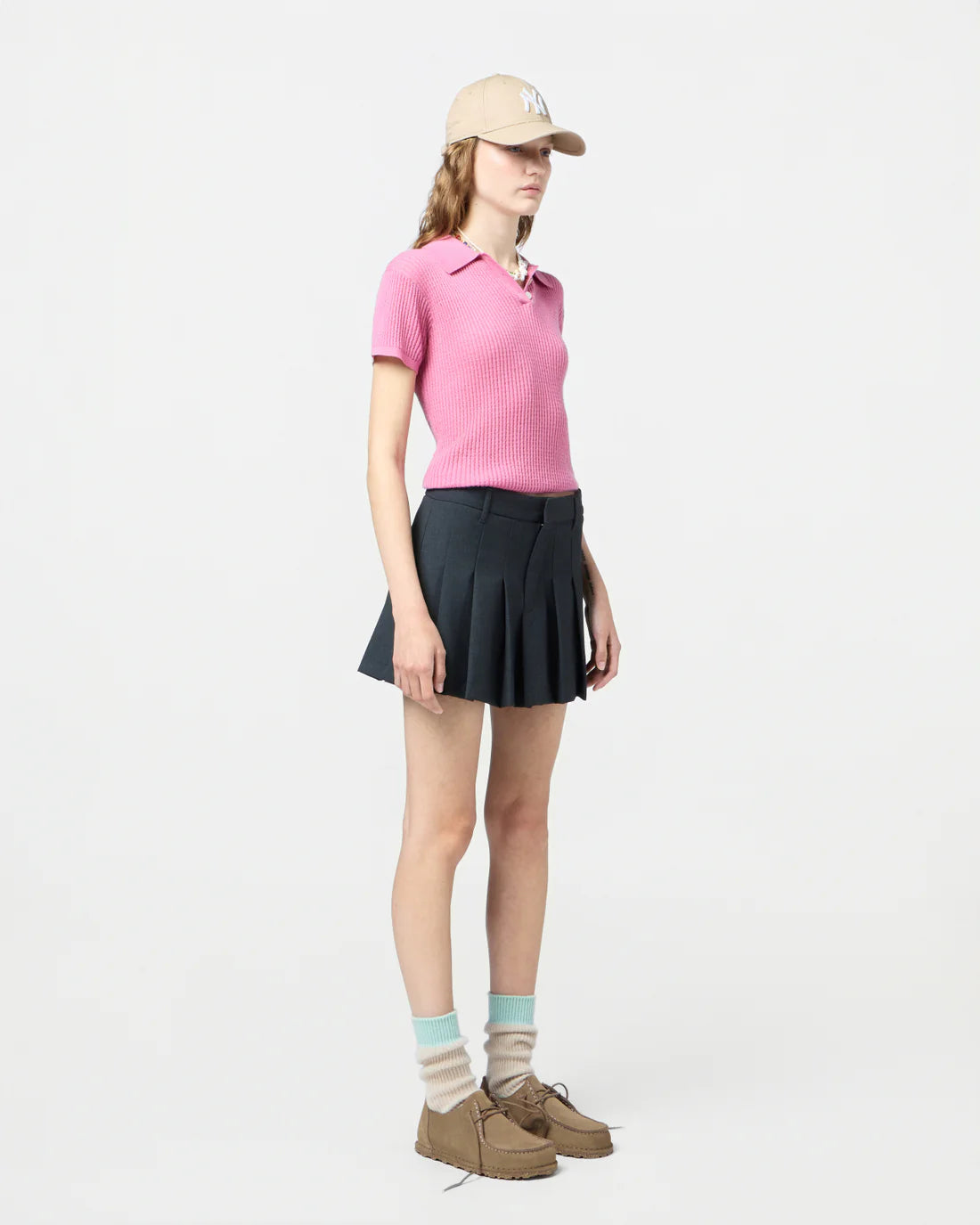 SHRUNKEN POLO ROSE