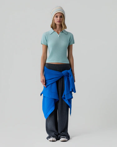 SHRUNKEN POLO SEAGLASS