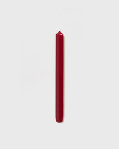 MADELEINE TAPER IN BURGUNDY, SET OF 6