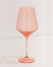Load image into Gallery viewer, CORAL PEACH WINE GLASSES, SET OF 6