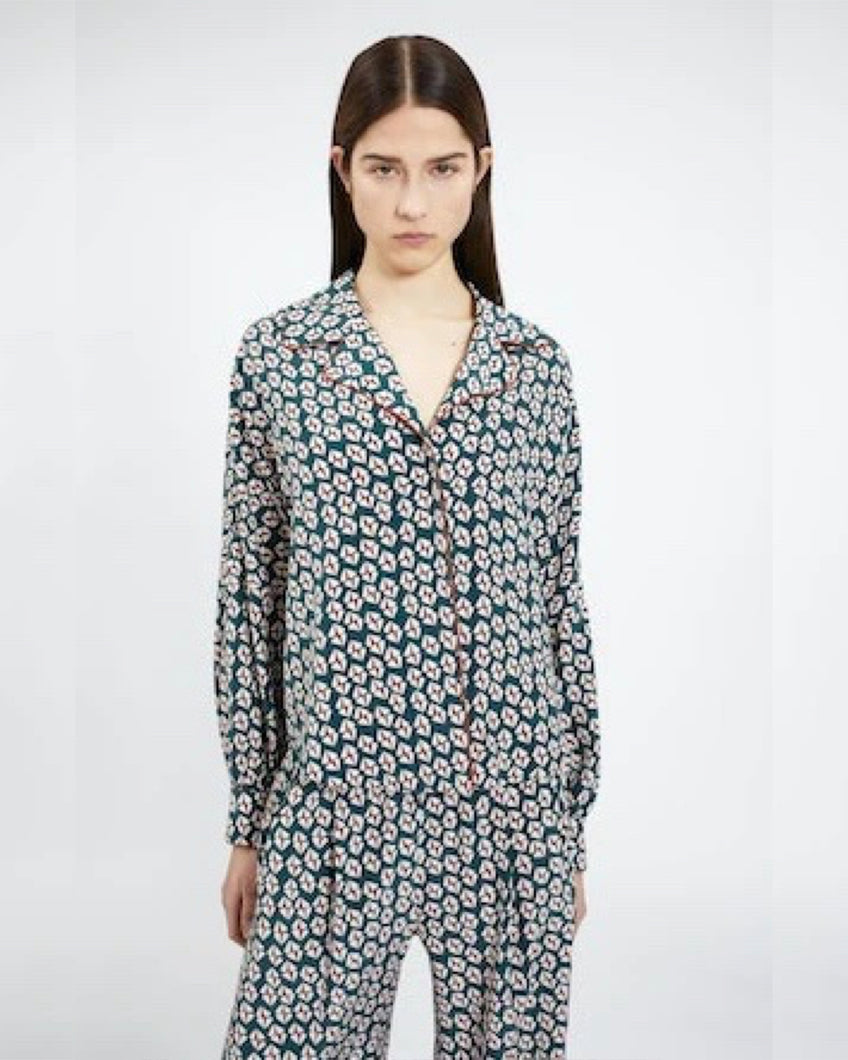PRISMS BUTTON DOWN IN JUNIPER
